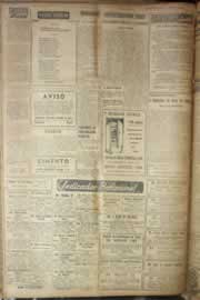 Página do jornal Correio do Ceará de maio de 1954