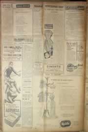 Página do jornal Correio do Ceará de maio de 1954