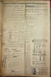 Página do jornal Correio do Ceará de maio de 1954