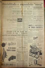 Página do jornal Correio do Ceará de maio de 1954