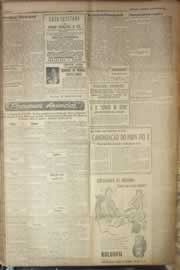 Página do jornal Correio do Ceará de maio de 1954