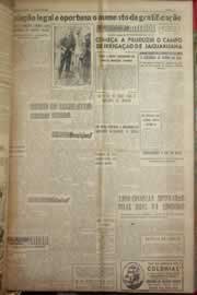 Página do jornal Correio do Ceará de maio de 1954