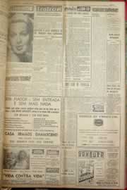 Página do jornal Correio do Ceará de maio de 1954