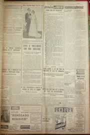 Página do jornal Correio do Ceará de maio de 1954