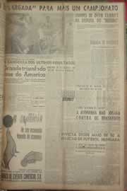 Página do jornal Correio do Ceará de maio de 1954
