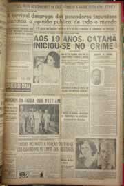 Página do jornal Correio do Ceará de maio de 1954