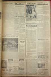 Página do jornal Correio do Ceará de maio de 1954