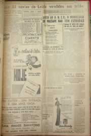 Página do jornal Correio do Ceará de maio de 1954