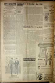 Página do jornal Correio do Ceará de maio de 1954