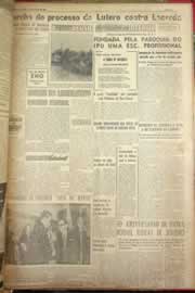 Página do jornal Correio do Ceará de junho de 1954