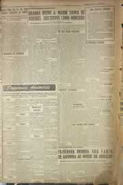 Página do jornal Correio do Ceará de junho de 1954