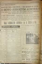 Página do jornal Correio do Ceará de junho de 1954
