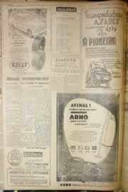 Página do jornal Correio do Ceará de junho de 1954