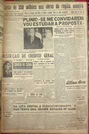 Página do jornal Correio do Ceará de junho de 1954