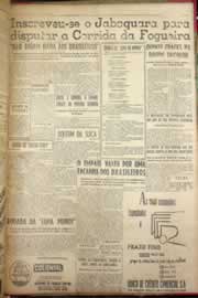 Página do jornal Correio do Ceará de junho de 1954