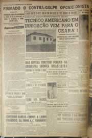 Página do jornal Correio do Ceará de junho de 1954