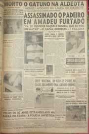 Página do jornal Correio do Ceará de junho de 1954