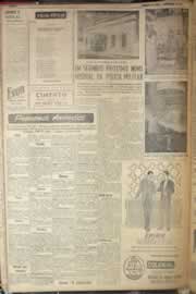 Página do jornal Correio do Ceará de junho de 1954