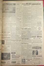 Página do jornal Correio do Ceará de junho de 1954