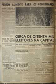 Página do jornal Correio do Ceará de outubro de 1954