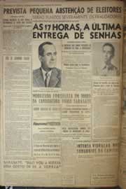 Página do jornal Correio do Ceará de outubro de 1954