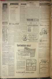Página do jornal Correio do Ceará de outubro de 1954