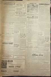 Página do jornal Correio do Ceará de outubro de 1954