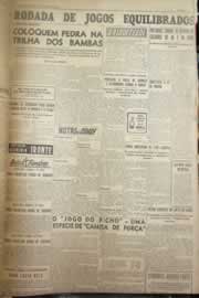 Página do jornal Correio do Ceará de outubro de 1954