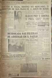Página do jornal Correio do Ceará de outubro de 1954