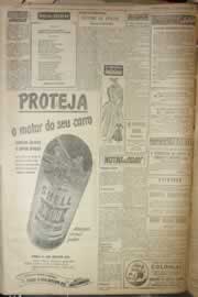 Página do jornal Correio do Ceará de outubro de 1954