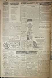 Página do jornal Correio do Ceará de outubro de 1954