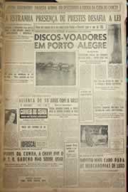 Página do jornal Correio do Ceará de outubro de 1954
