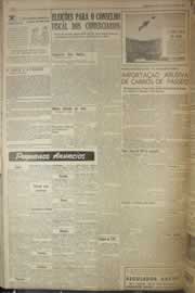 Página do jornal Correio do Ceará de outubro de 1954