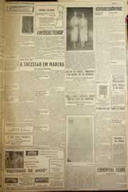 Página do jornal Correio do Ceará de outubro de 1954