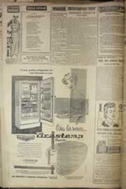 Página do jornal Correio do Ceará de outubro de 1954