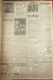 Página do jornal Correio do Ceará de novembro de 1954