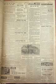 Página do jornal Correio do Ceará de novembro de 1954