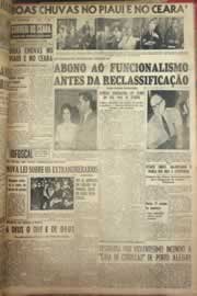 Página do jornal Correio do Ceará de novembro de 1954
