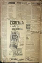 Página do jornal Correio do Ceará de dezembro de 1954