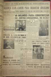 Página do jornal Correio do Ceará de dezembro de 1954