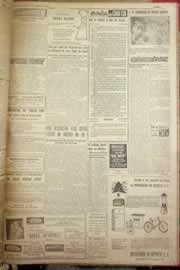 Página do jornal Correio do Ceará de dezembro de 1954