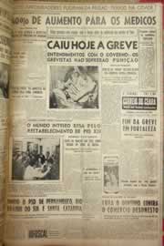 Página do jornal Correio do Ceará de dezembro de 1954
