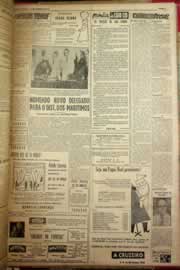 Página do jornal Correio do Ceará de dezembro de 1954