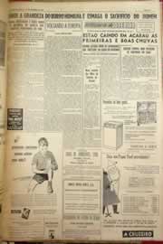 Página do jornal Correio do Ceará de dezembro de 1954