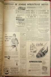 Página do jornal Correio do Ceará de dezembro de 1954