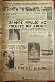 Página do jornal Correio do Ceará de dezembro de 1954