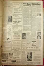 Página do jornal Correio do Ceará de dezembro de 1954