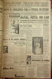 Página do jornal Correio do Ceará de dezembro de 1954