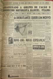 Página do jornal Correio do Ceará de dezembro de 1954