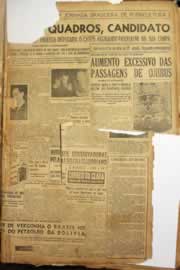 Página do jornal Correio do Ceará de abril de 1955